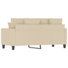 2-personers sofa 140 cm stof cremefarvet