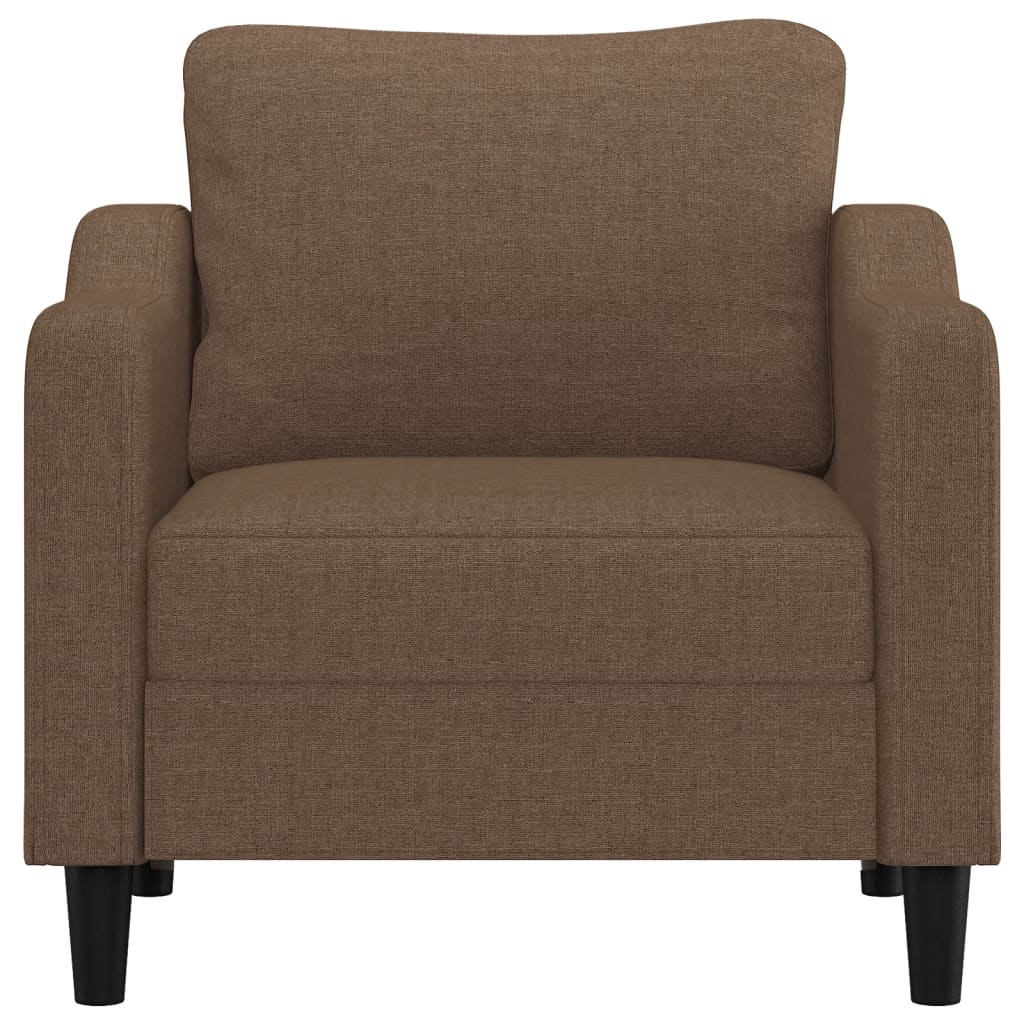 lænestol 60 cm stof brun