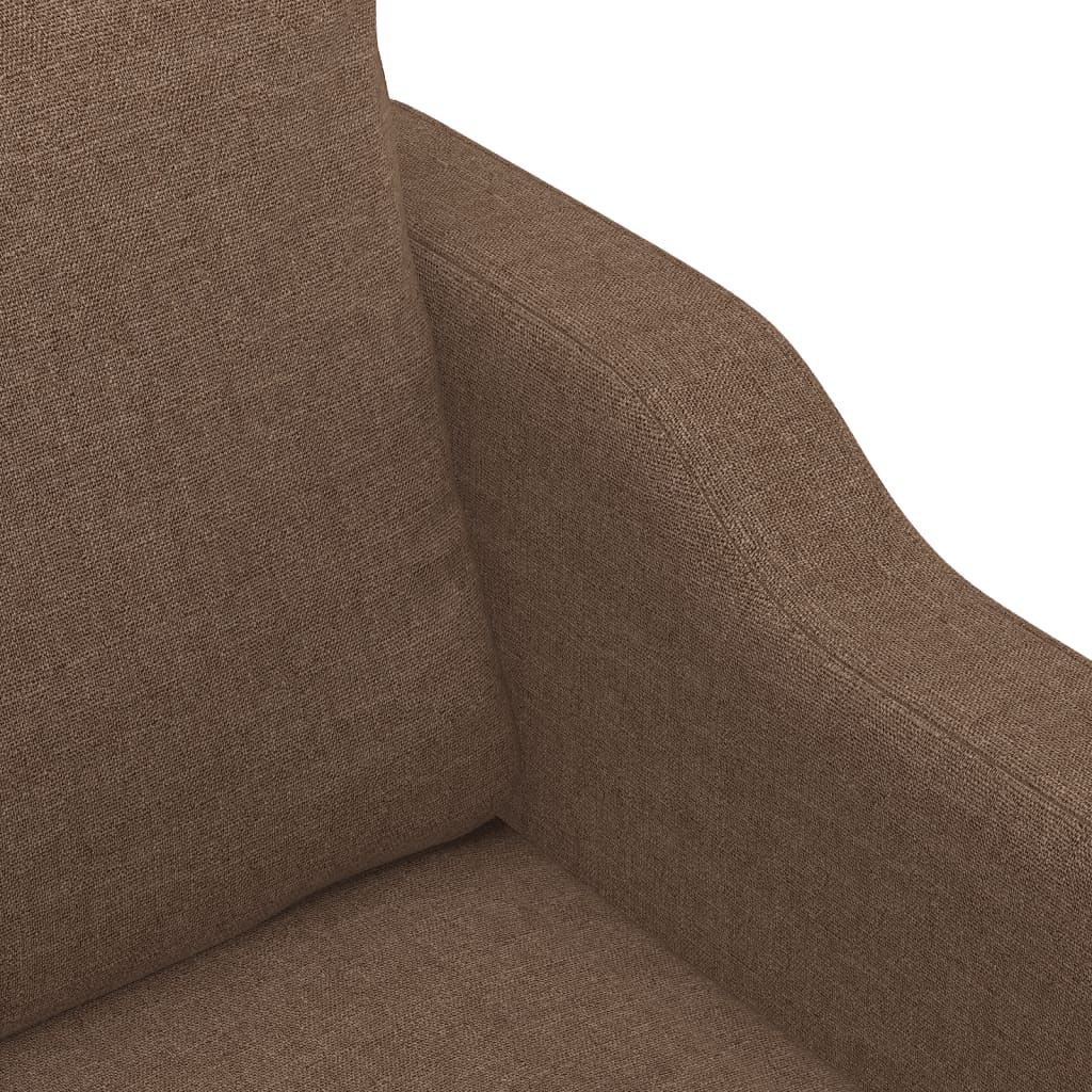 lænestol 60 cm stof brun