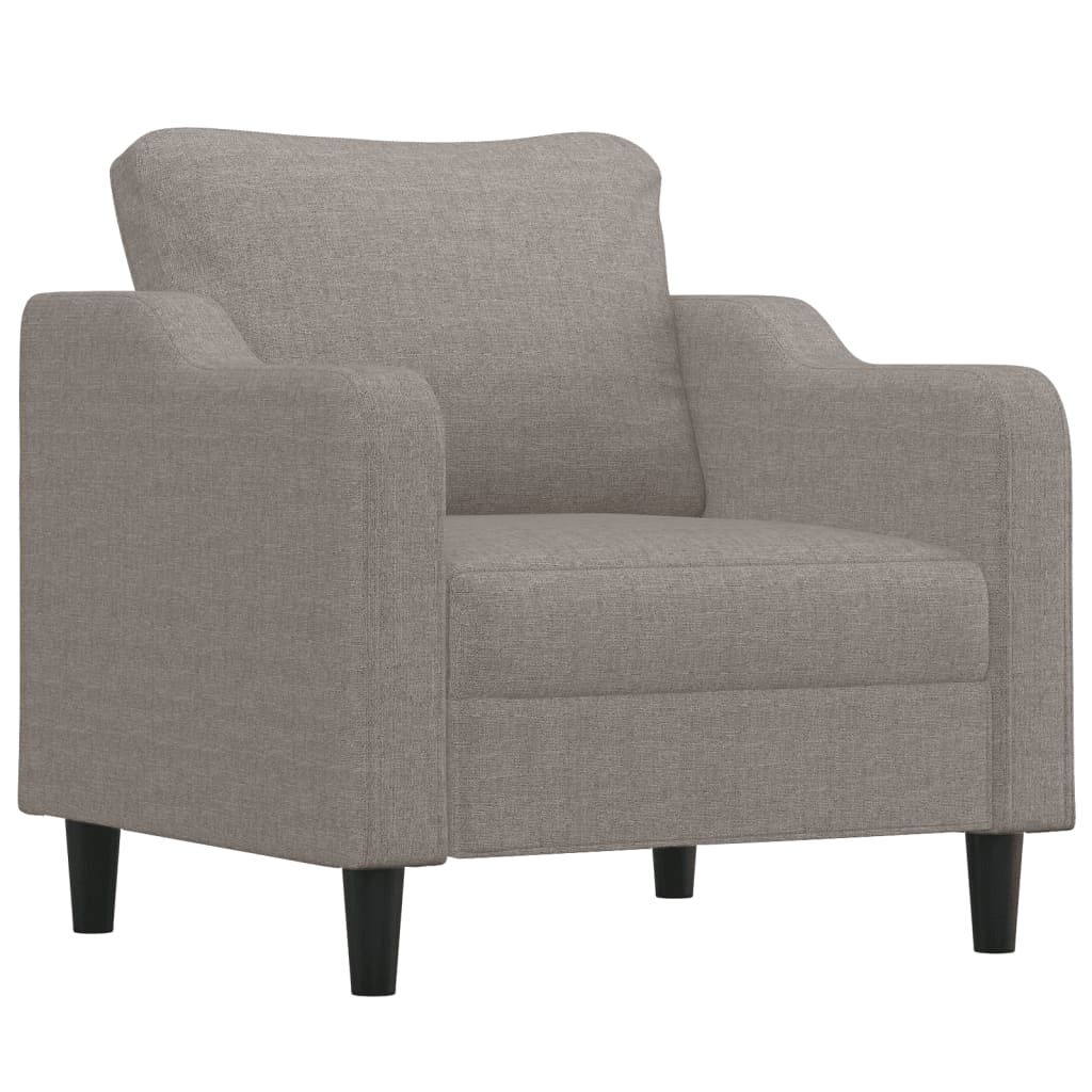 lænestol 60 cm stof gråbrun
