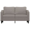 2-personers sofa 140 cm stof gråbrun