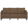 3-personers sofa 180 cm stof brun