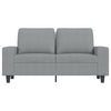 2-personers sofa 120 cm stof lysegrå