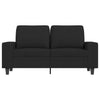2-personers sofa 120 cm stof sort