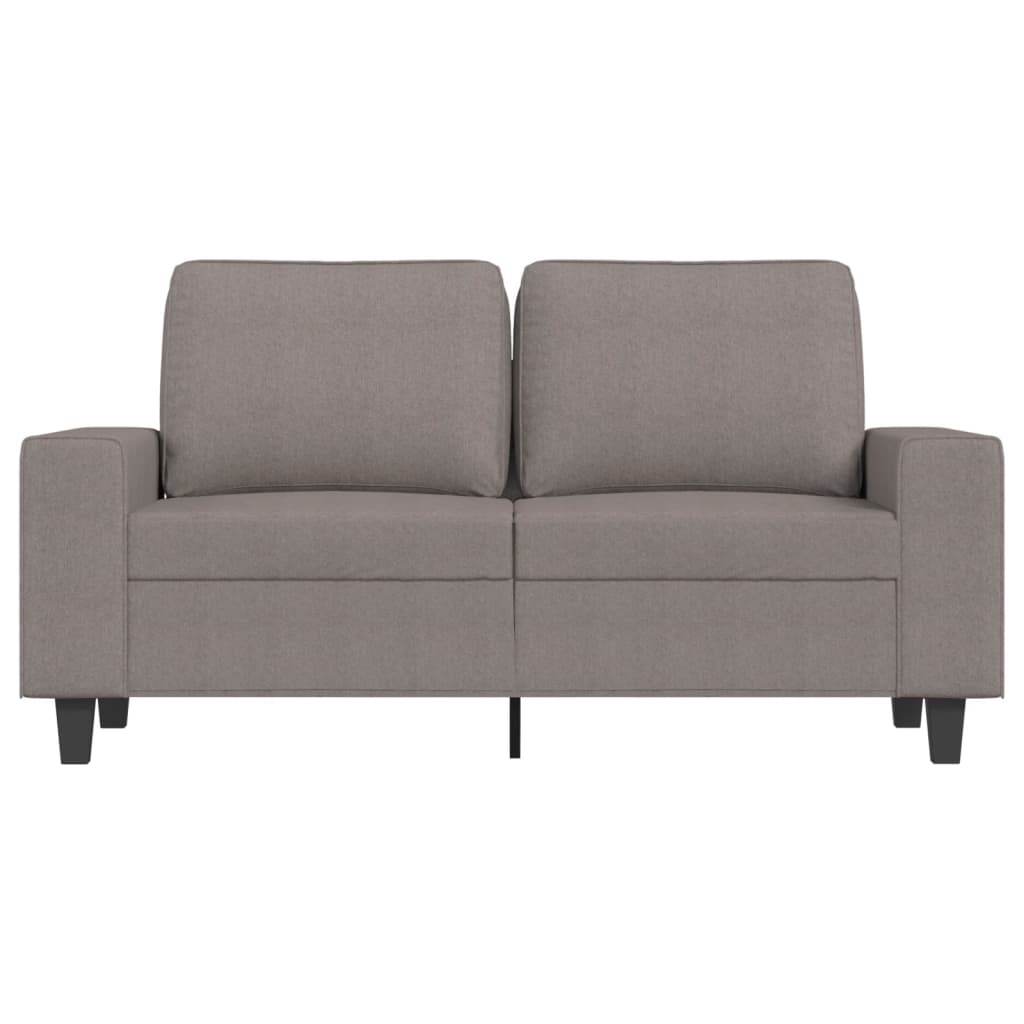 2-personers sofa 120 cm stof gråbrun