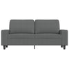 2-personers sofa 140 cm stof mørkegrå