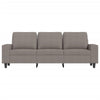 3-personers sofa 180 cm stof gråbrun