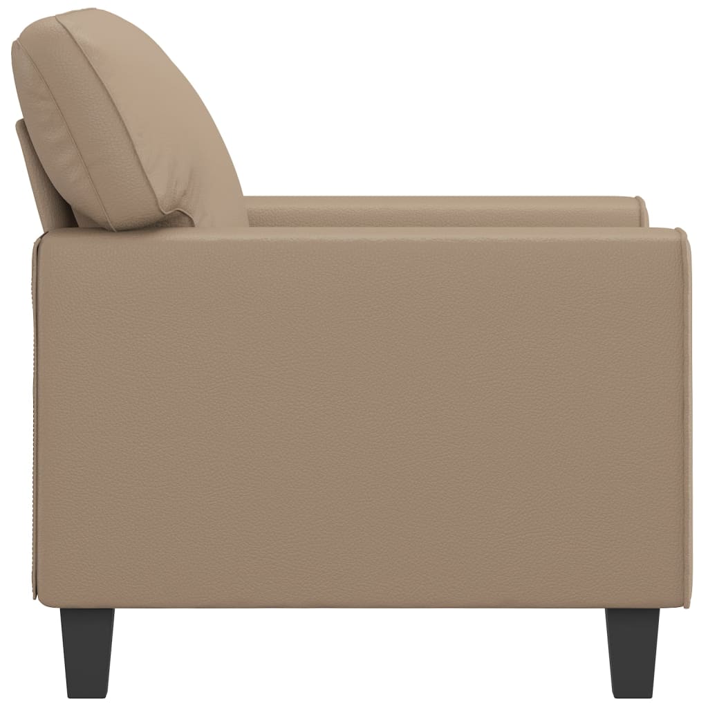 lænestol 60 cm kunstlæder Cappuccino