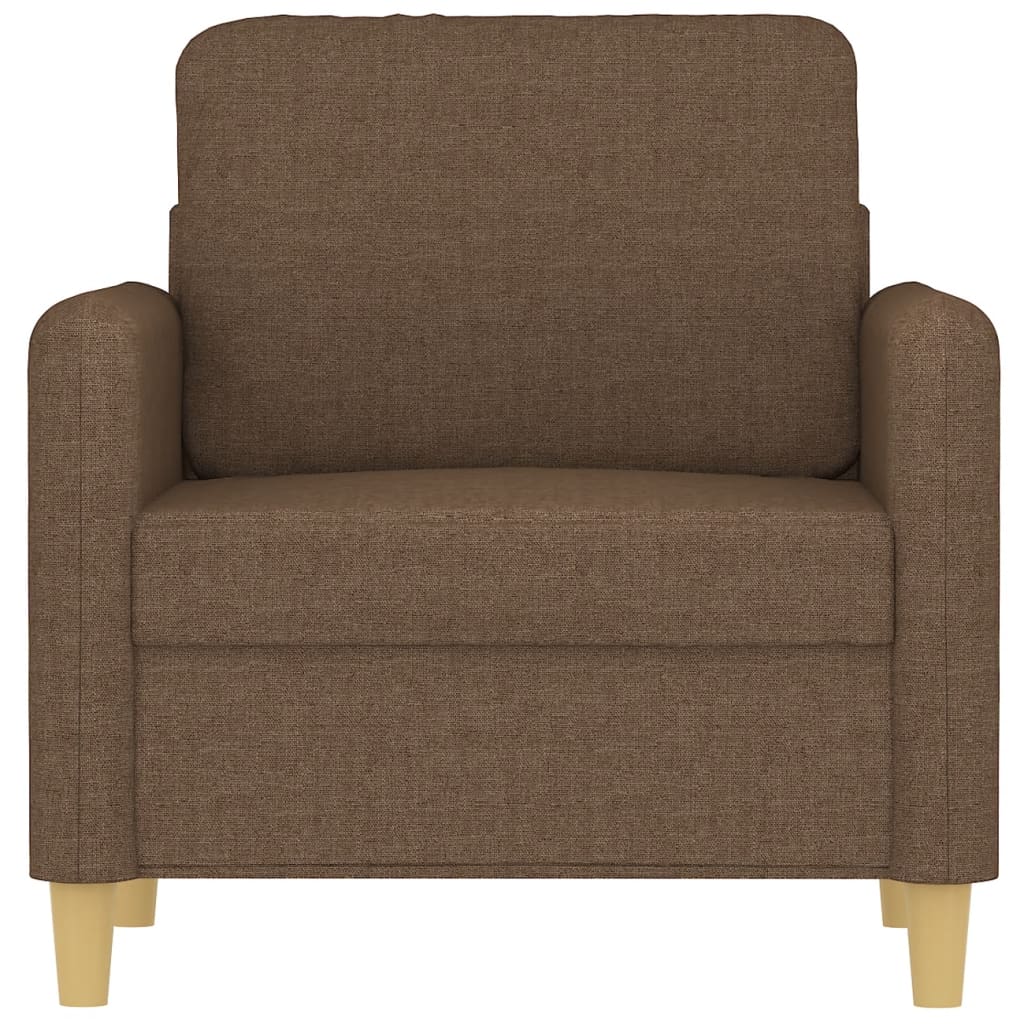 lænestol 60 cm stof brun