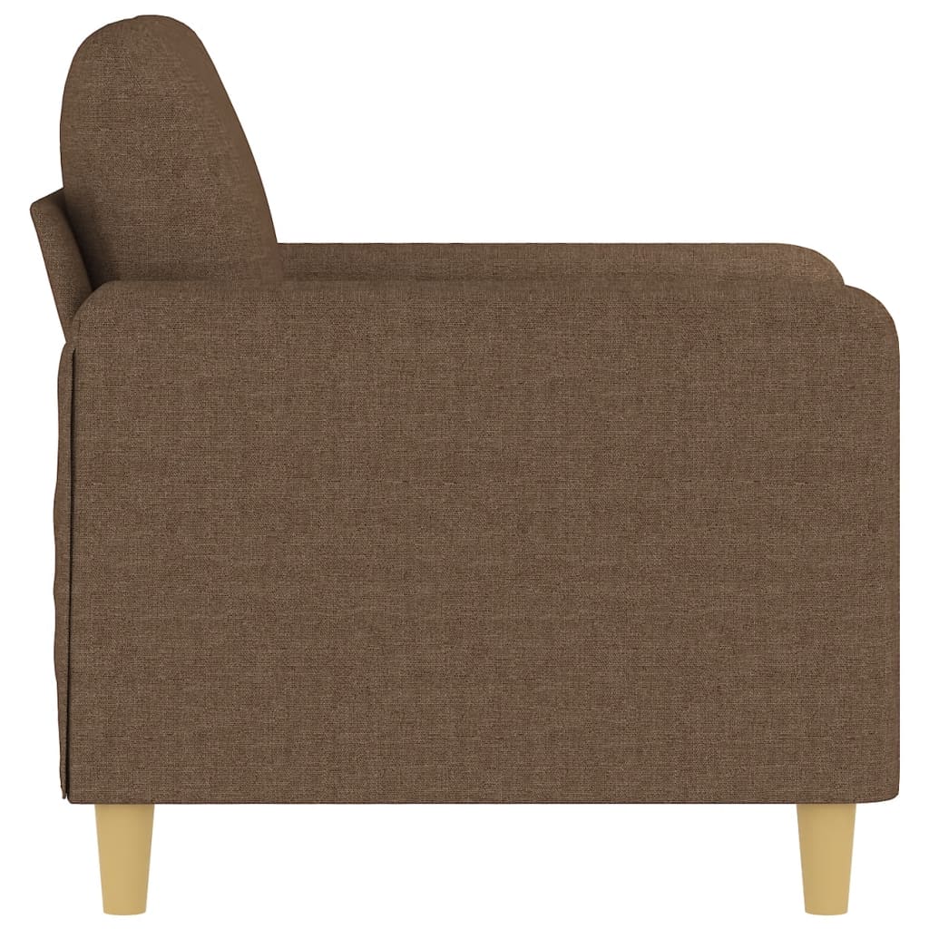 lænestol 60 cm stof brun