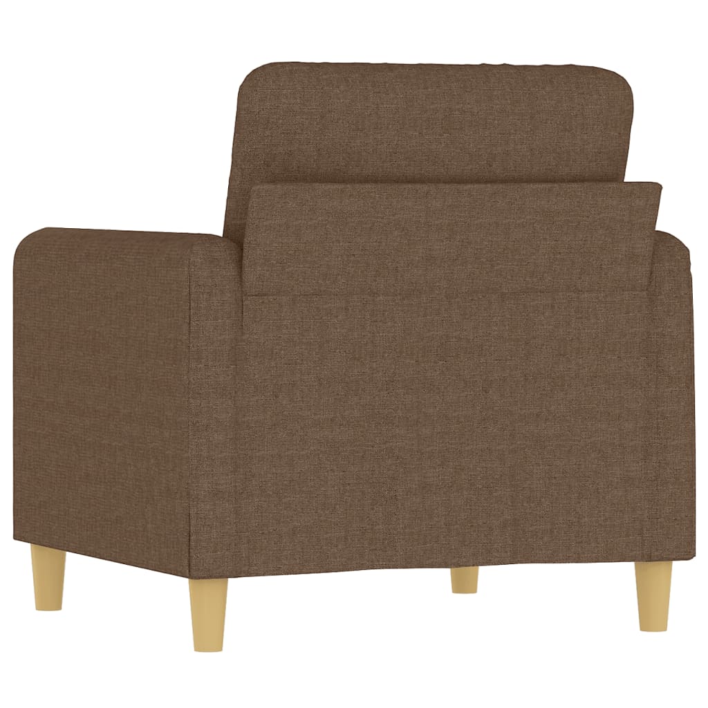 lænestol 60 cm stof brun