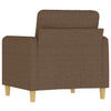 lænestol 60 cm stof brun