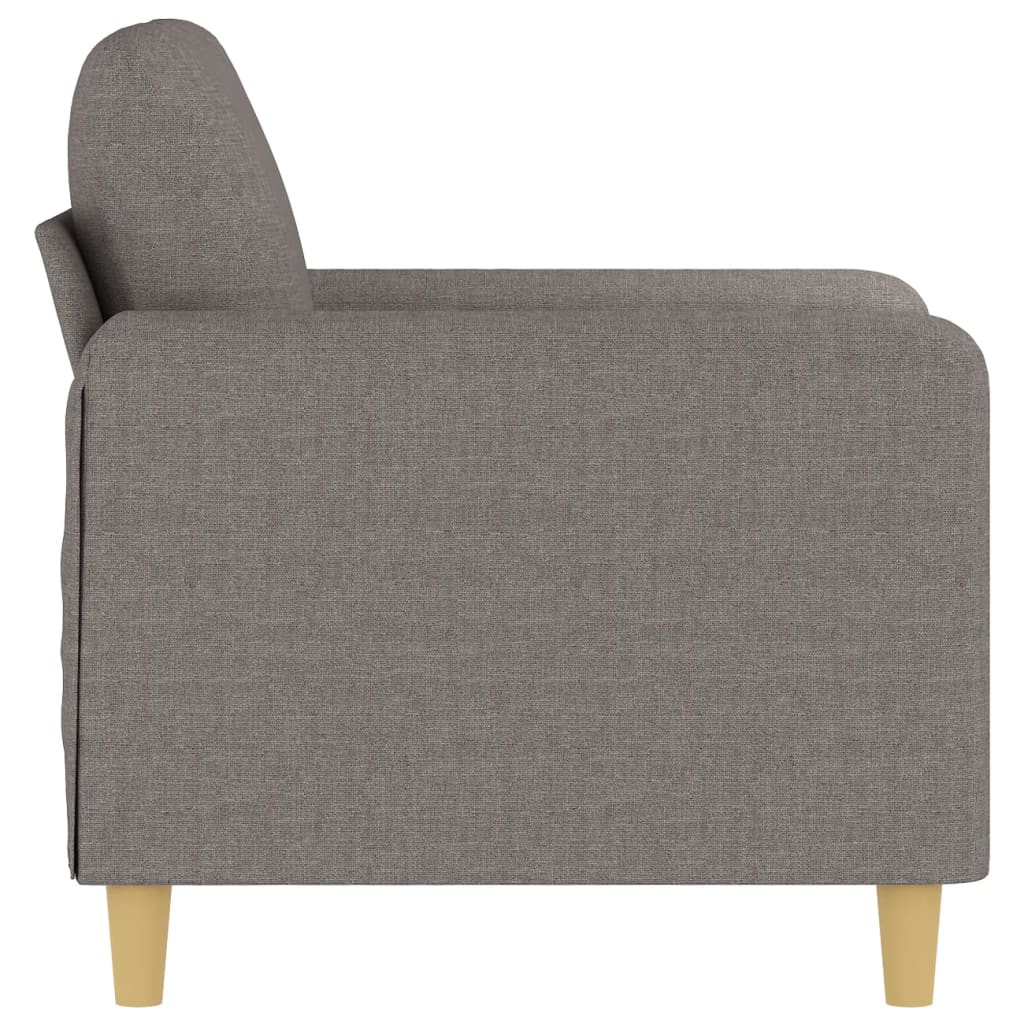 lænestol 60 cm stof gråbrun