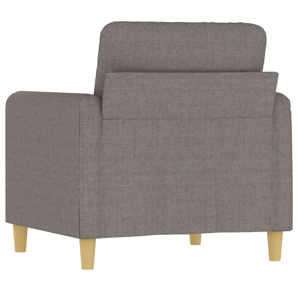 lænestol 60 cm stof gråbrun
