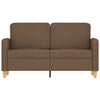 2-personers sofa 120 cm stof brun