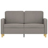 2-personers sofa 120 cm stof gråbrun