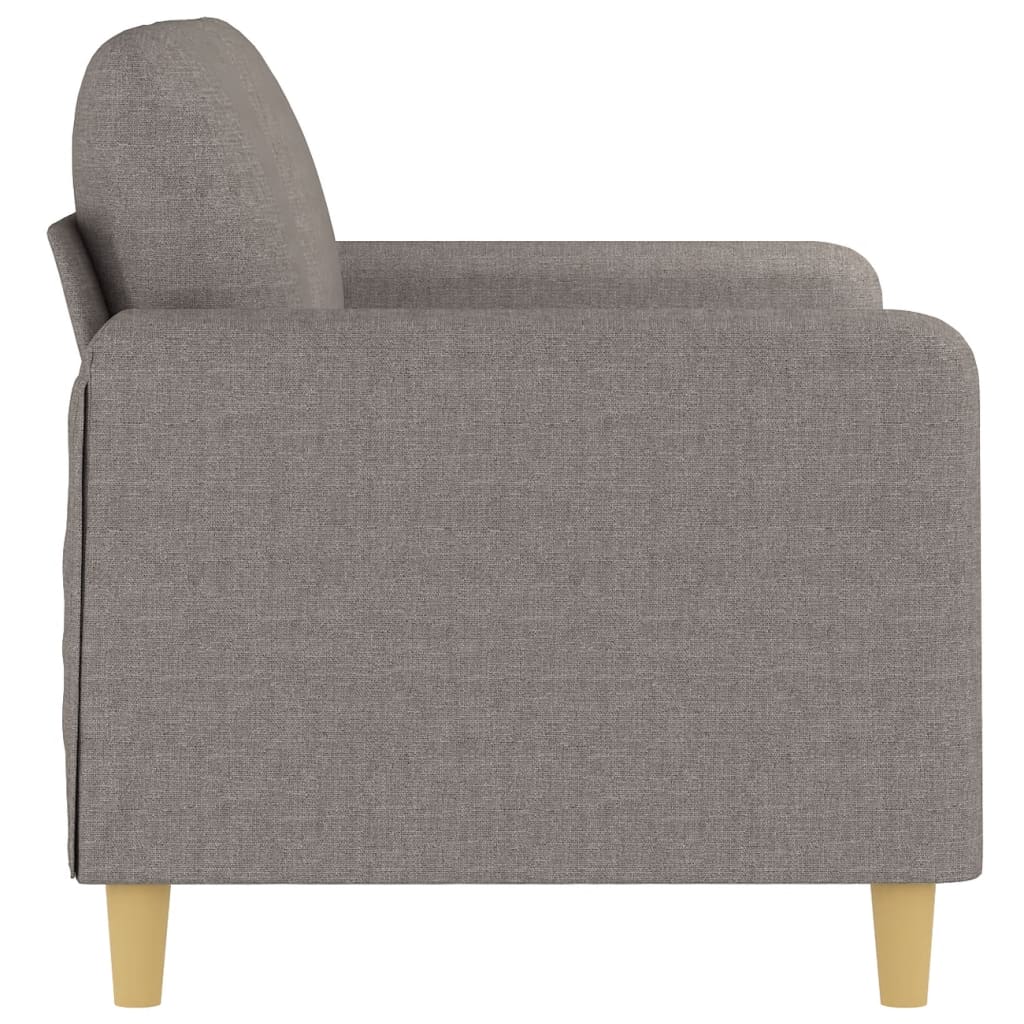 2-personers sofa 120 cm stof gråbrun