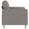 2-personers sofa 120 cm stof gråbrun