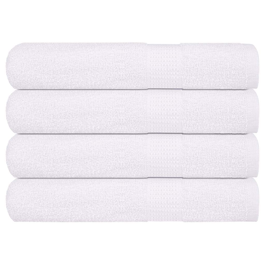 saunahåndklæder FROGN 4 stk. hvid 80x200 cm 360 gsm