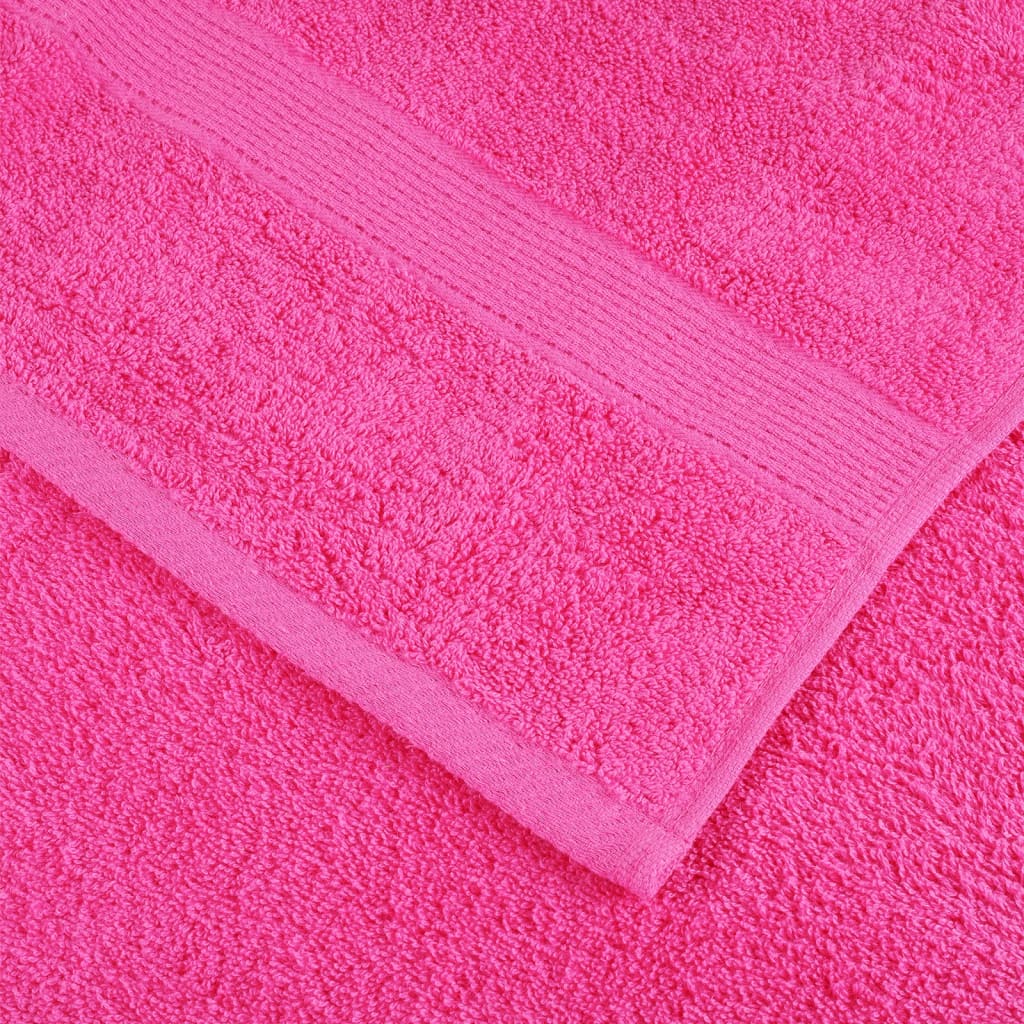 saunahåndklæder SOLUND 10 stk. Premium 80x200 cm 600 g/m2 pink