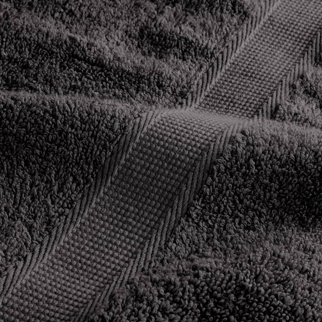 håndklæder 8 stk. Premium SOLUND 600 g/m2 antracit