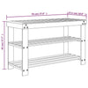 skostativ med 3 hylder 70x27,5x45 cm bambus