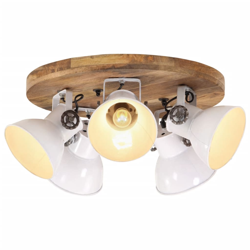 loftlampe 50x50x25 cm 25 W E27 hvid