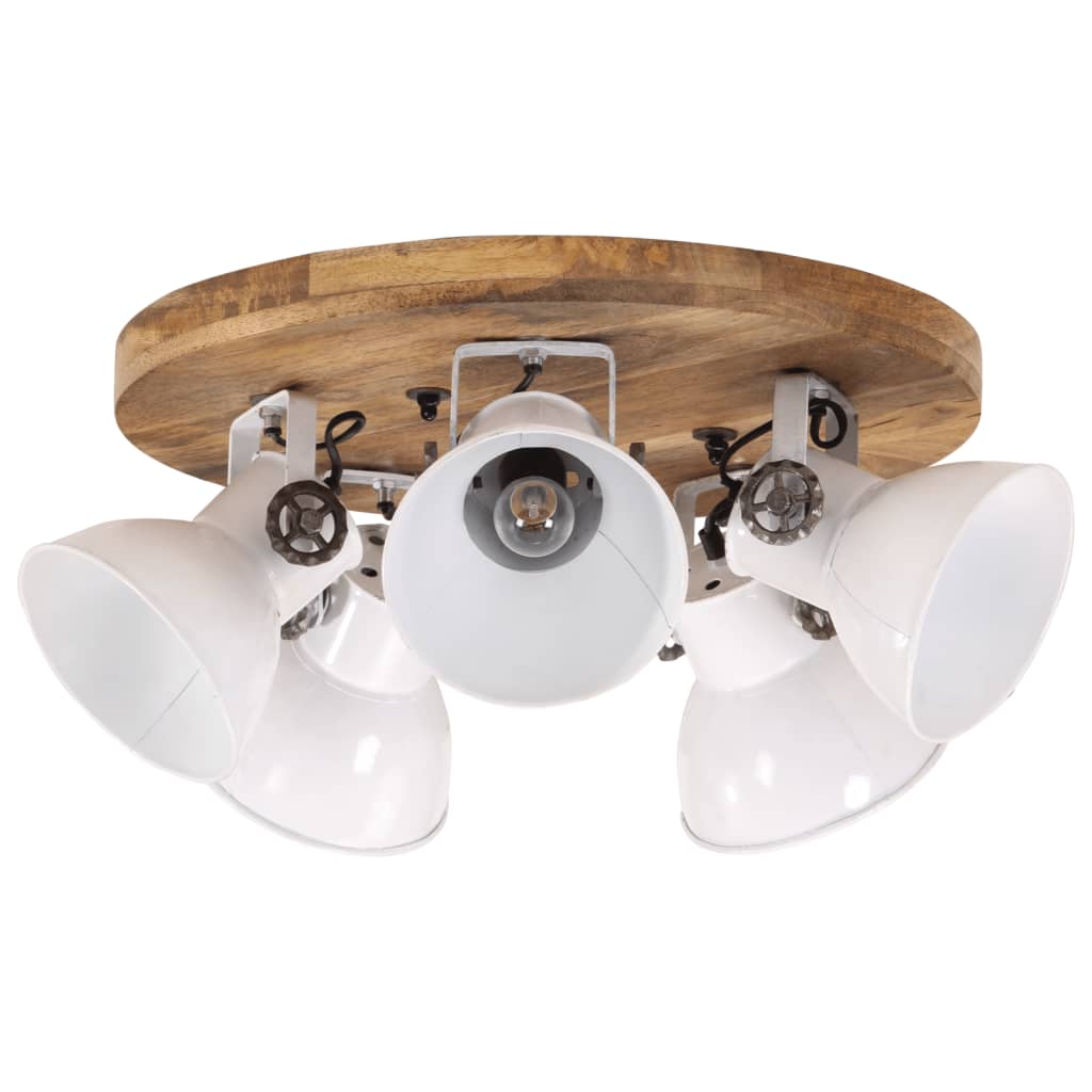 loftlampe 50x50x25 cm 25 W E27 hvid
