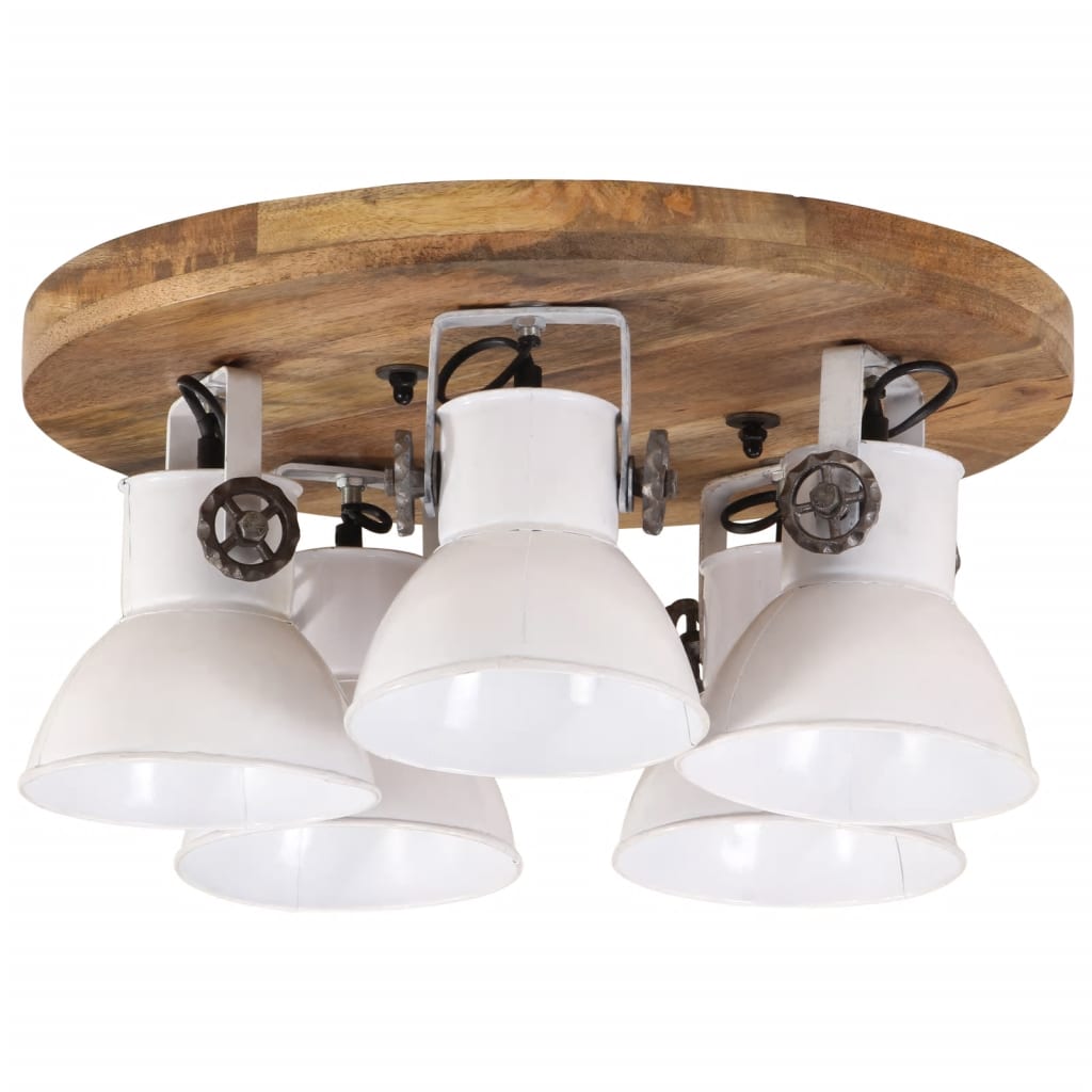 loftlampe 50x50x25 cm 25 W E27 hvid