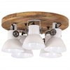loftlampe 50x50x25 cm 25 W E27 hvid