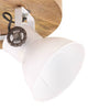 loftlampe 50x50x25 cm 25 W E27 hvid