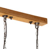 pendel 25 W 85x28x109 cm E27 rustik rød