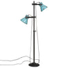 gulvlampe 25 W 25x25x90/140 cm E27 rustik blå
