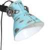 gulvlampe 25 W 25x25x90/140 cm E27 rustik blå