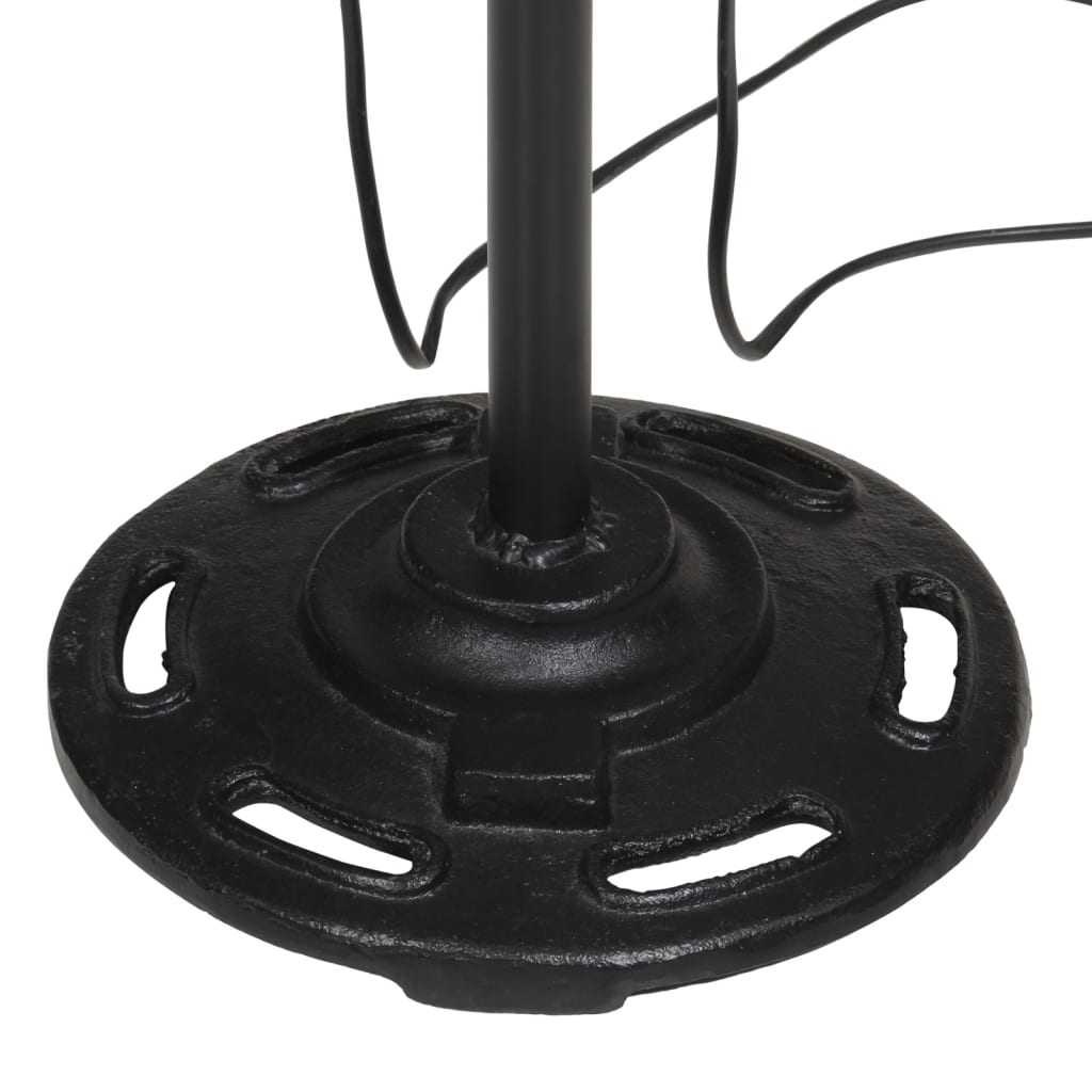 gulvlampe 25 W 25x25x90/140 cm E27 rustik blå