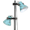 gulvlampe 25 W 25x25x90/140 cm E27 rustik blå