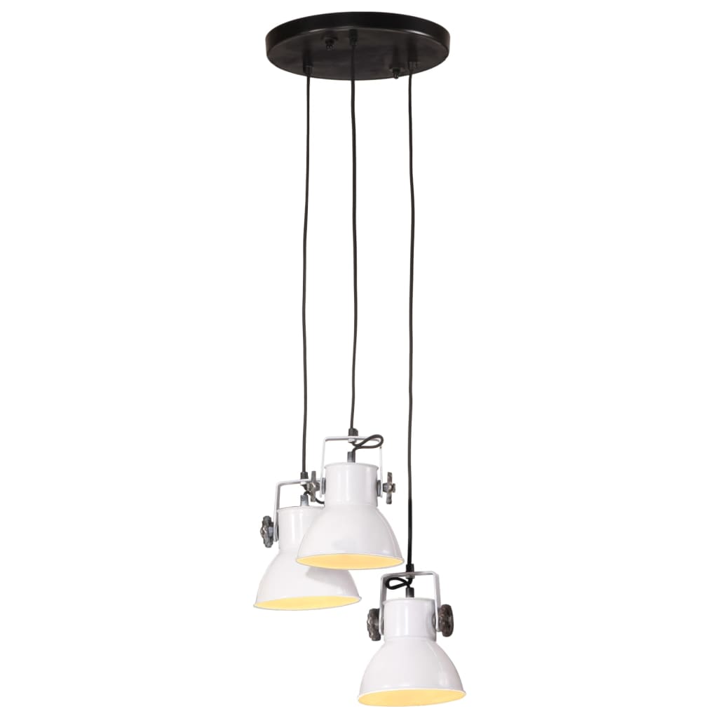 pendel 25 W rund 30x30x100 cm E27 hvid
