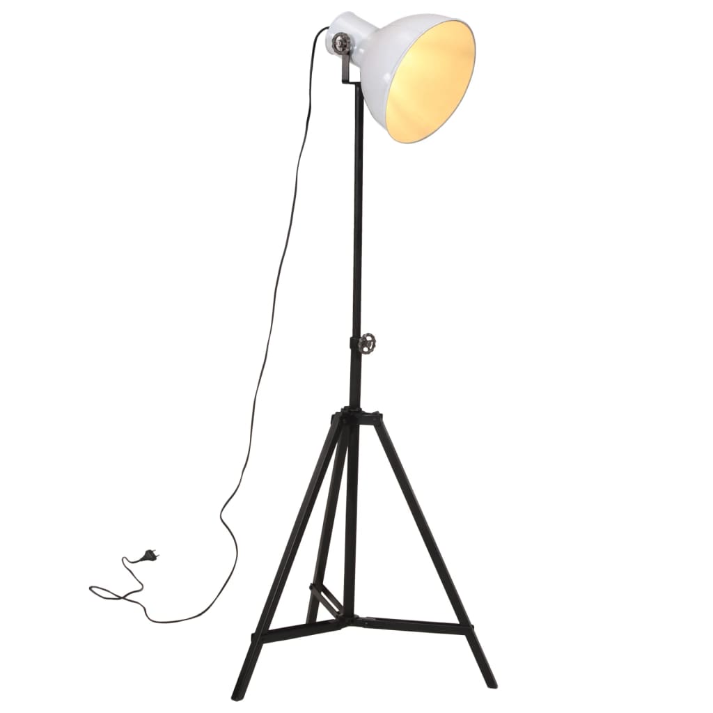 gulvlampe 61x61x90/150 cm 25 W E27 hvid