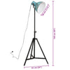 gulvlampe 25 W 61x61x90/150 cm E27 rustik blå