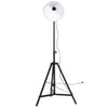 gulvlampe 25 W 61x61x90/150 cm E27 rustik rød
