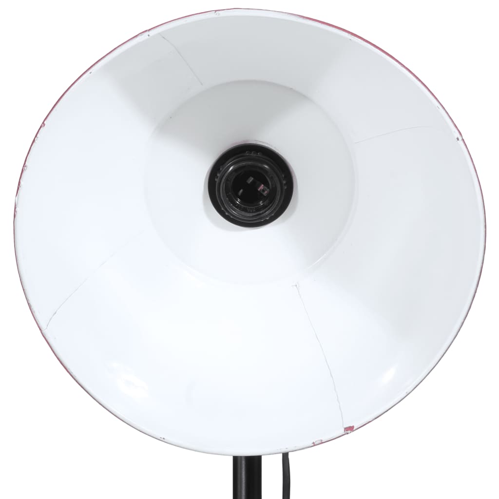gulvlampe 25 W 61x61x90/150 cm E27 rustik rød