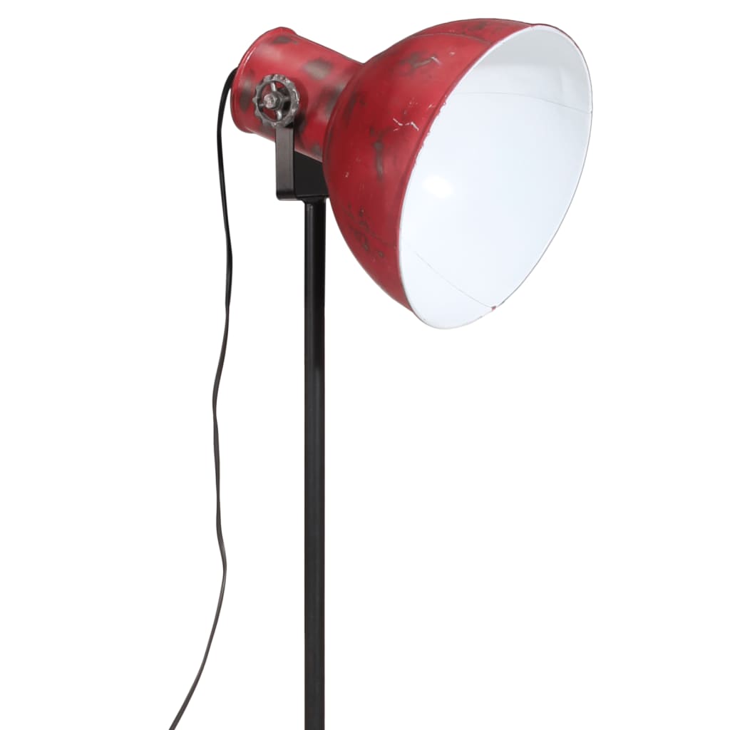 gulvlampe 25 W 61x61x90/150 cm E27 rustik rød