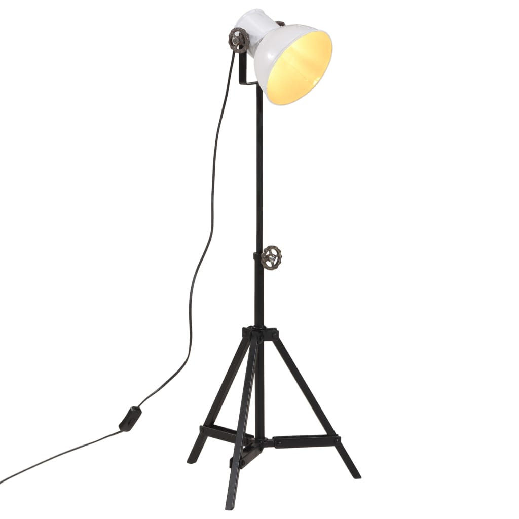gulvlampe 35x35x65/95 cm 25 W E27 hvid