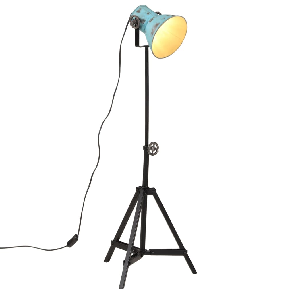gulvlampe 25 W 35x35x25 cm E27 rustik blå