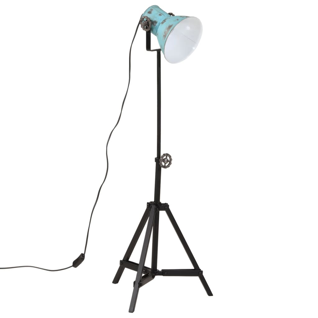 gulvlampe 25 W 35x35x25 cm E27 rustik blå