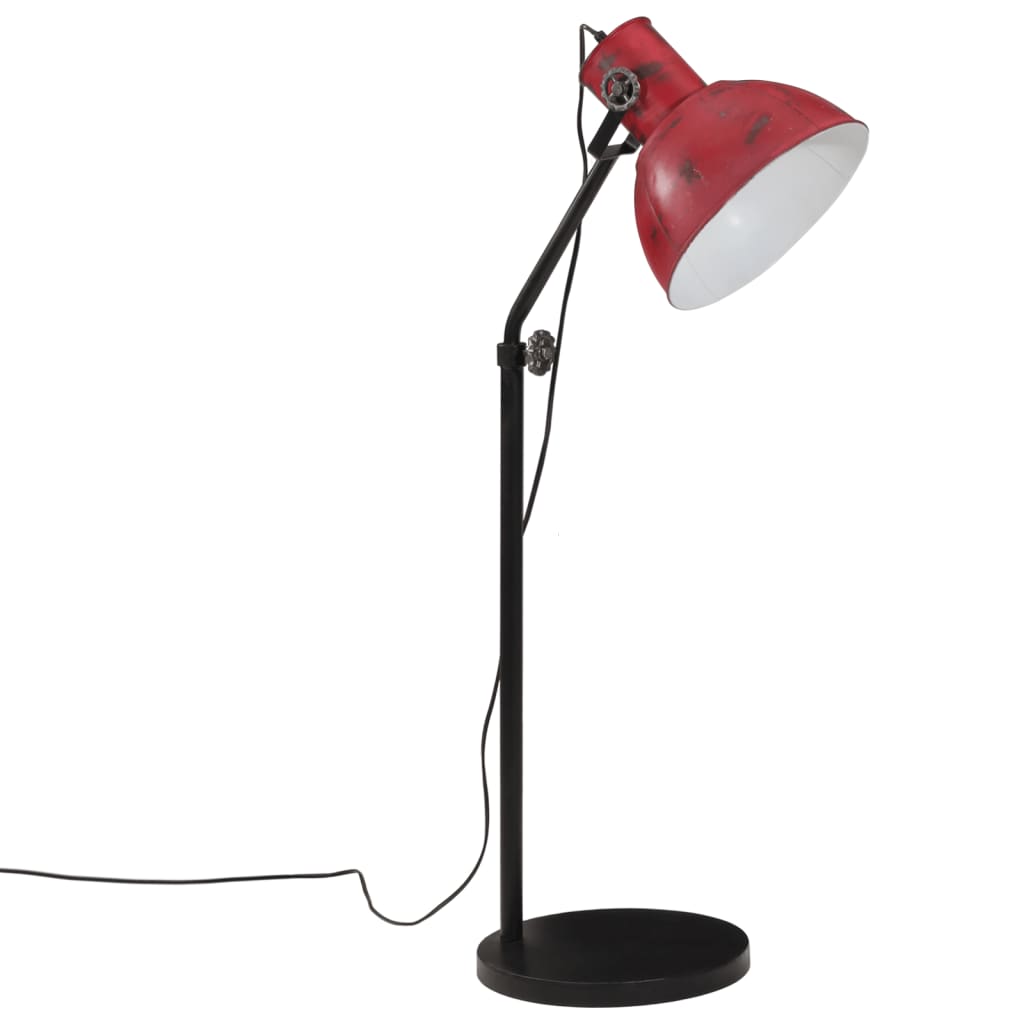 gulvlampe 25 W 30x30x90-150 cm E27 rustik rød