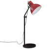 gulvlampe 25 W 30x30x90-150 cm E27 rustik rød