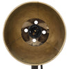 skrivebordslampe 17x17x60 cm 25 W E27 antik messingfarve