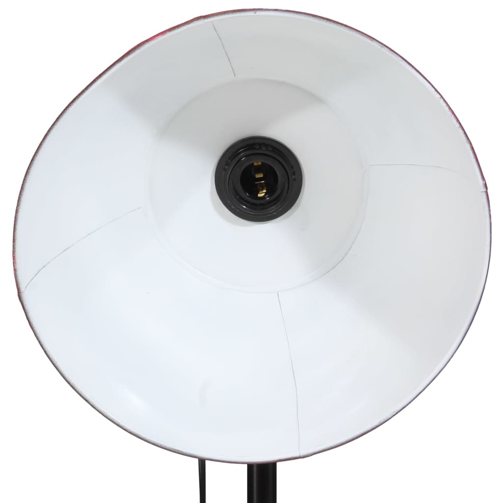 gulvlampe 25 W 75x75x90-150 cm E27 rustik rød