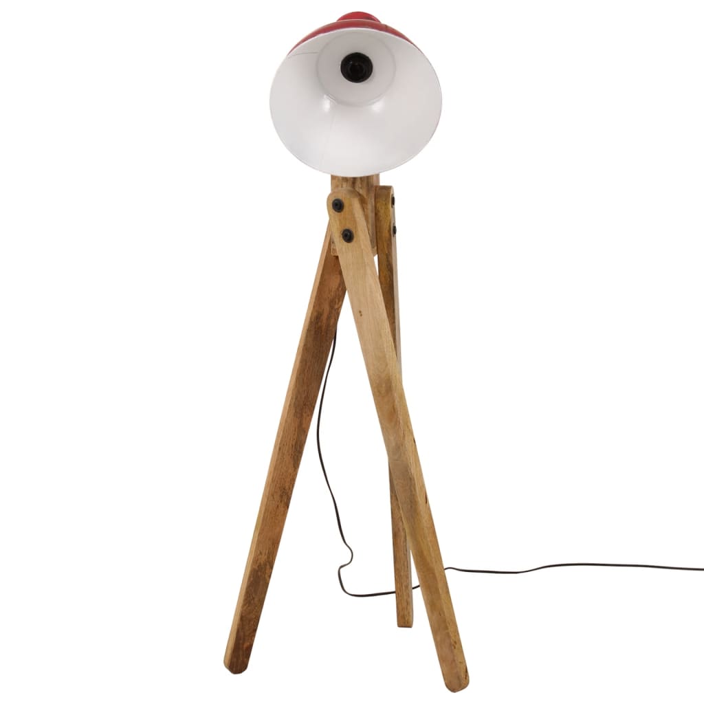 gulvlampe 45x45x120 cm 25 W E27 rustik rød